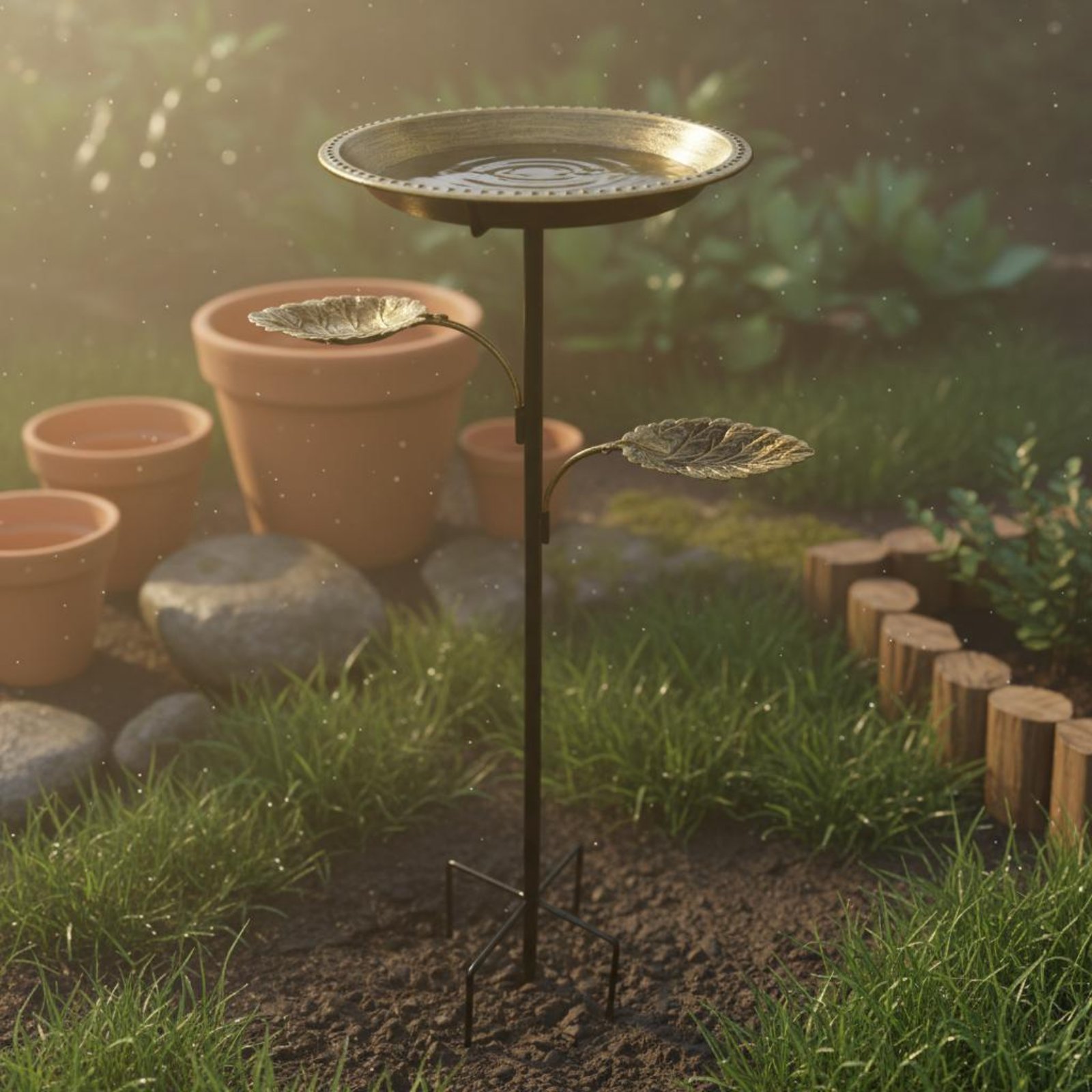 Garden Weather Station - Supporto per Vasca per Uccelli in