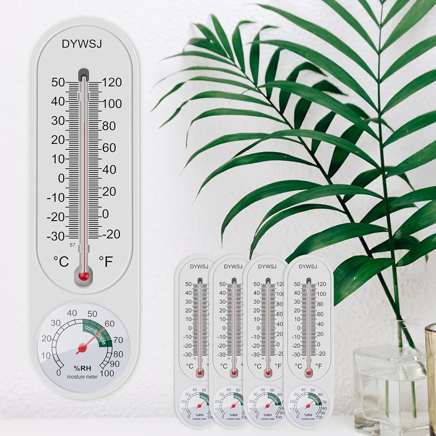 Garden Weather Station - Termometro Igrometro per Interni/Esterni, Misuratore di