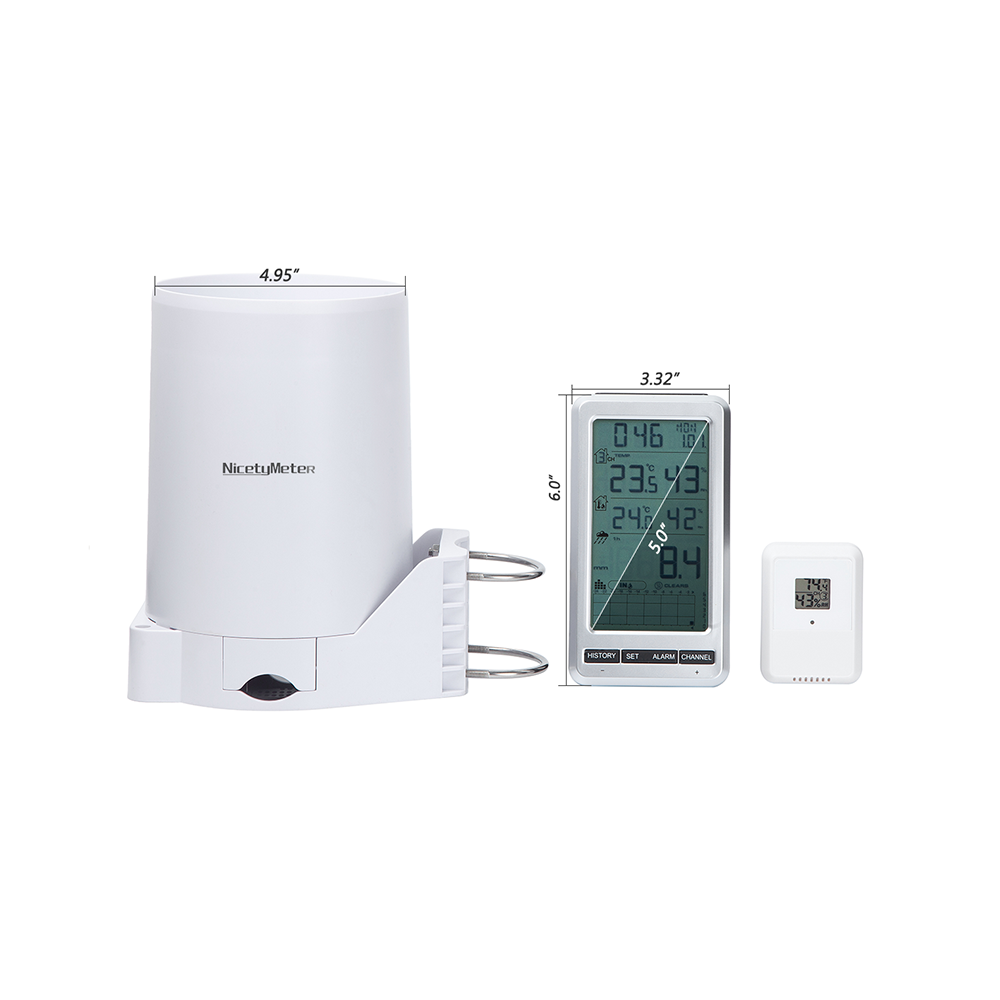 Garden Weather Station - Pluviometro Wireless RF 433MHz 0206 con