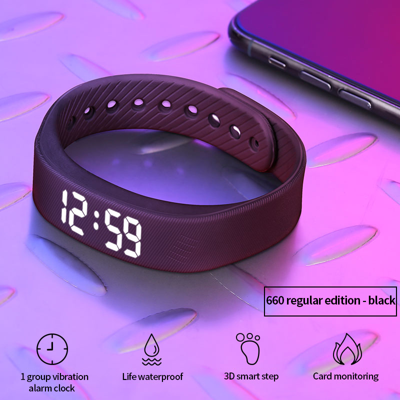 Smart Garden Arduino - T5 Smart polsino multifunzionale braccialetto Fitness