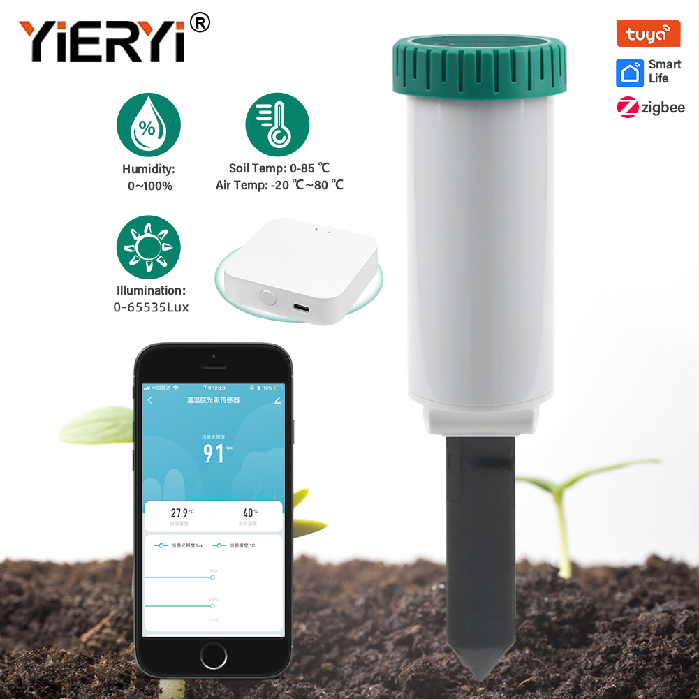Smart Zigbee Garden Light - Yieryi Tuya Zigbee Sensore del terreno