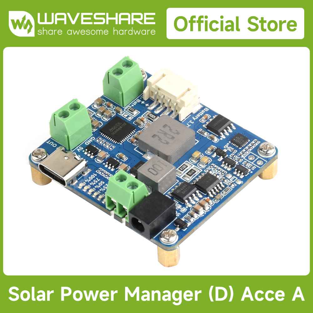 Smart Garden Arduino - Modulo gestione energia solare Waveshare (D),