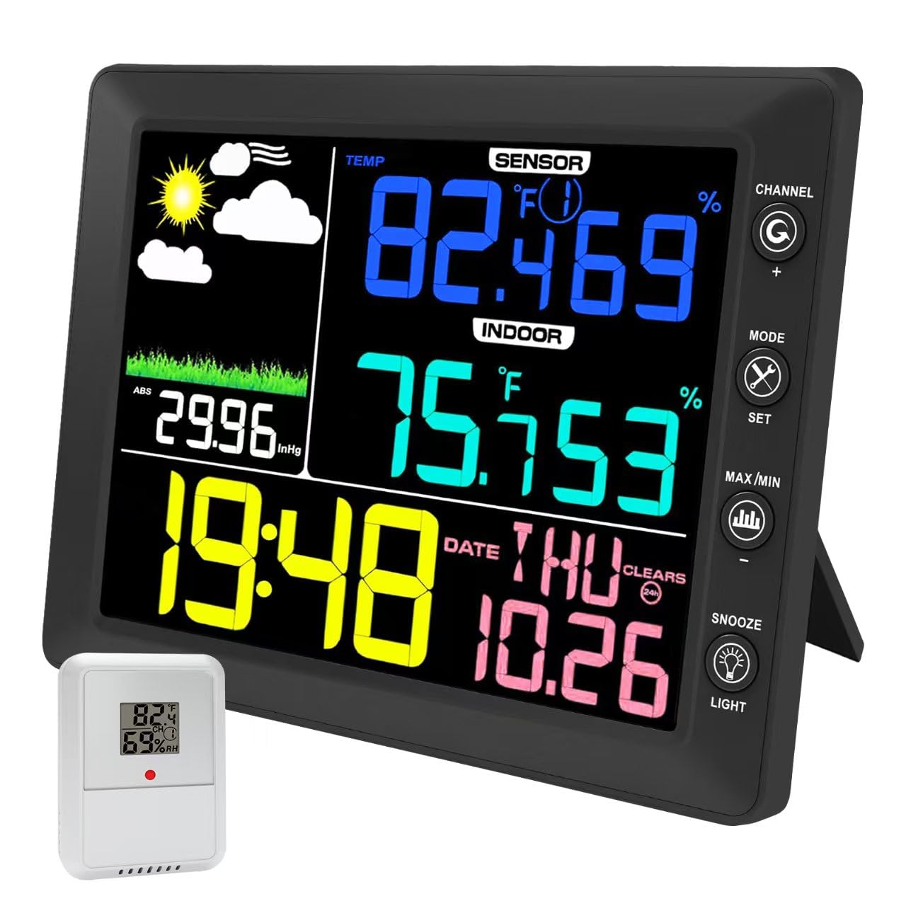Garden Weather Station - Stazione meteorologica wireless con sensore esterno