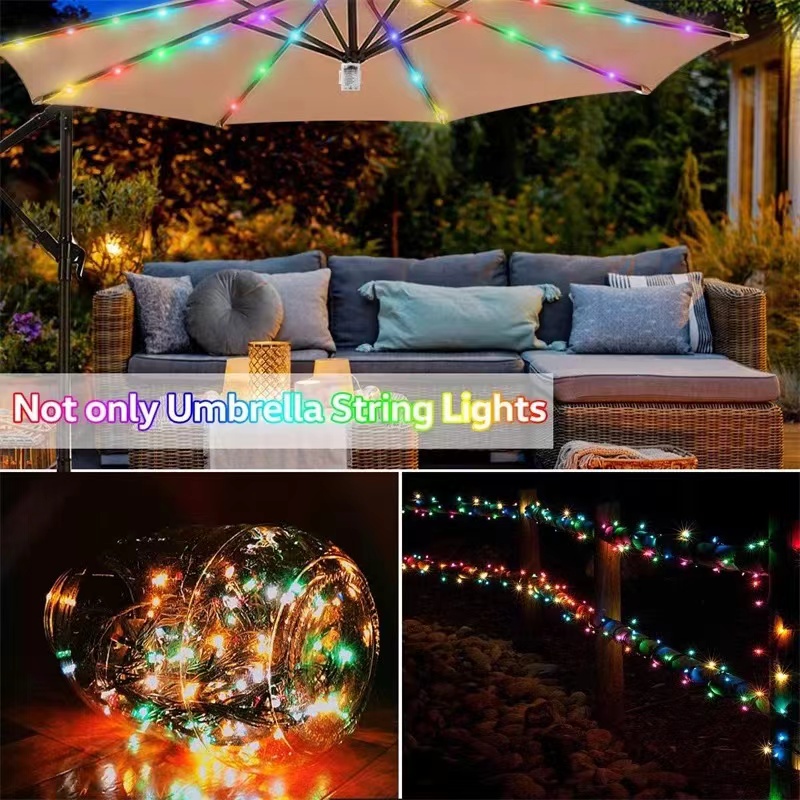 104 luci per ombrellone a LED  - Smart Garden Umbrella recensione e prezzo