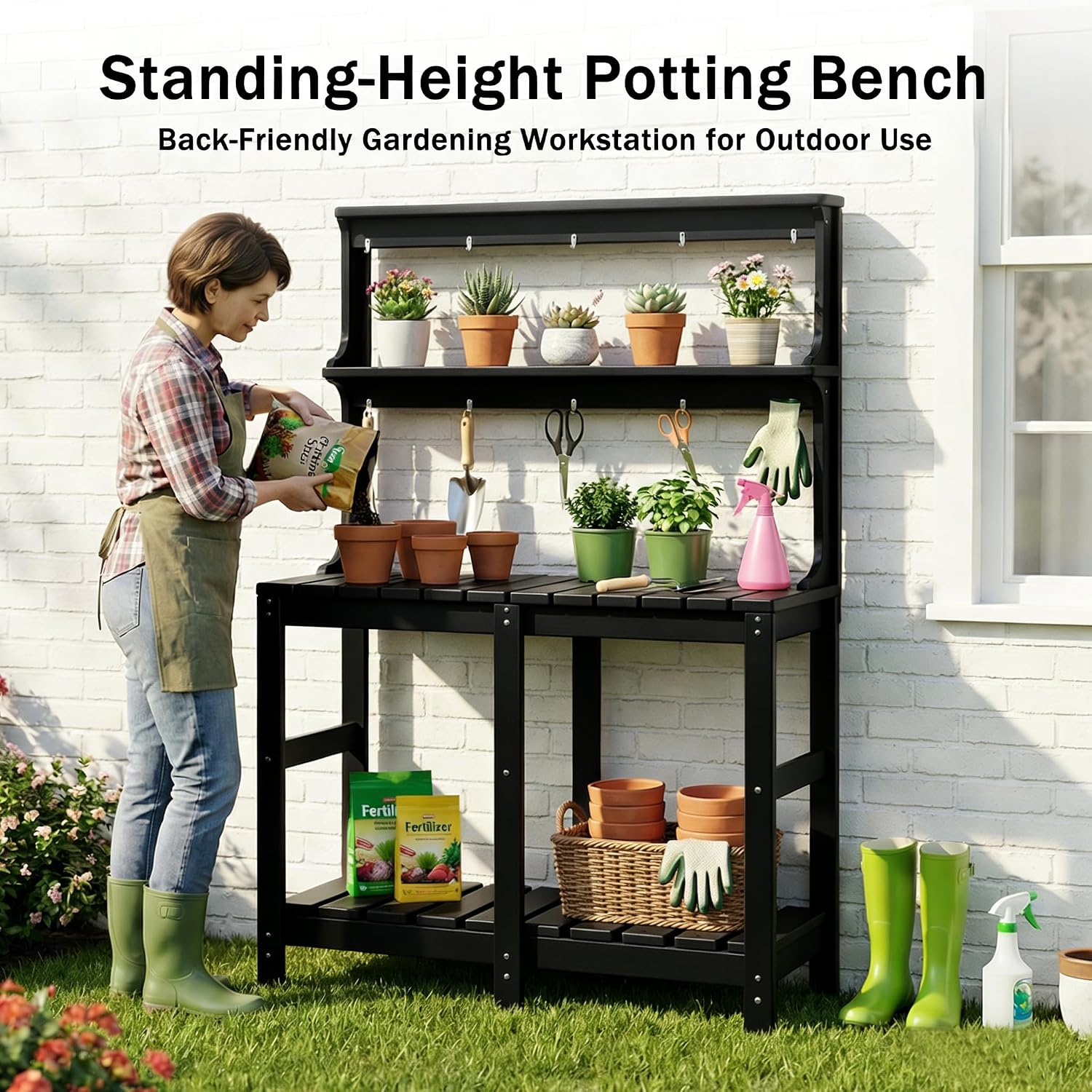 Tavolo da Giardinaggio in HDPE - Garden Weather Station recensione e prezzo