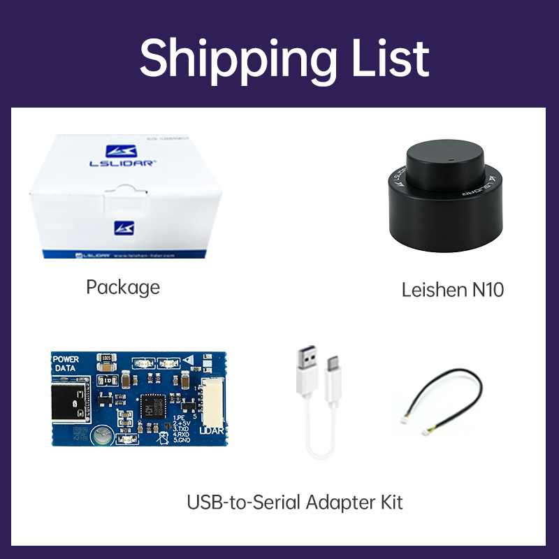 Lslidar N10 360 °   Kit Lidar  - Smart Garden Arduino recensione e prezzo