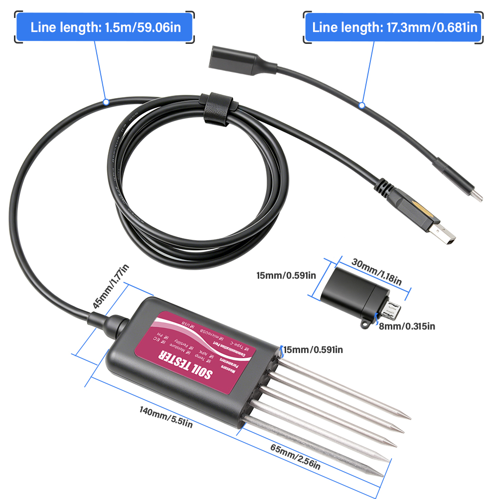 Tester Intelligente 8in1 per T - Soil Test Digital recensione e prezzo