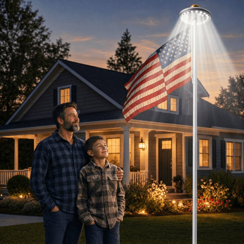 Lampada Solare a LED per Asta  - Smart Garden Umbrella recensione e prezzo