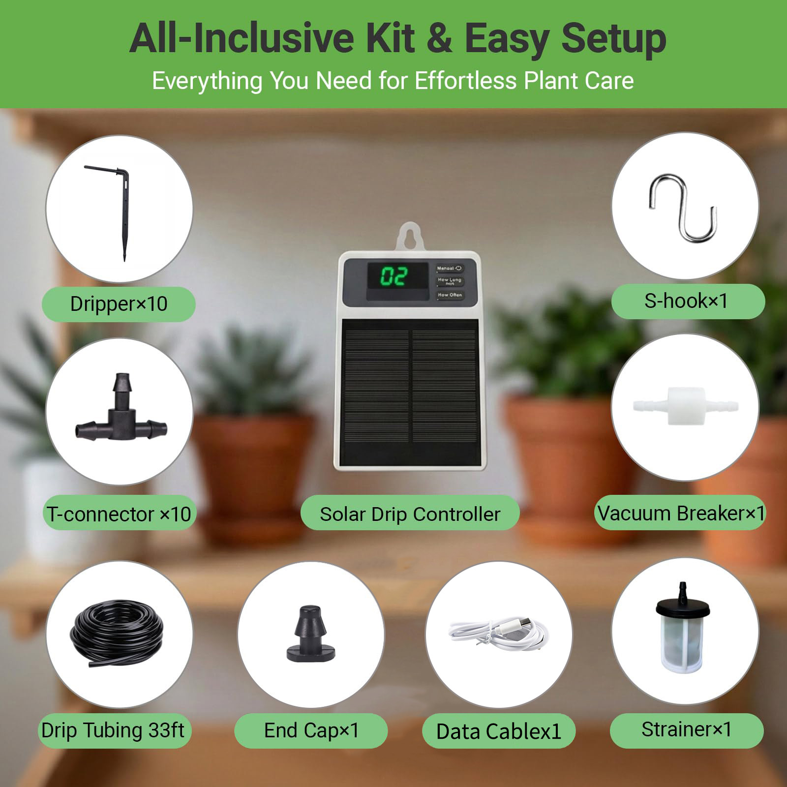 Sistema di irrigazione solare  - Smart Urban Garden recensione e prezzo