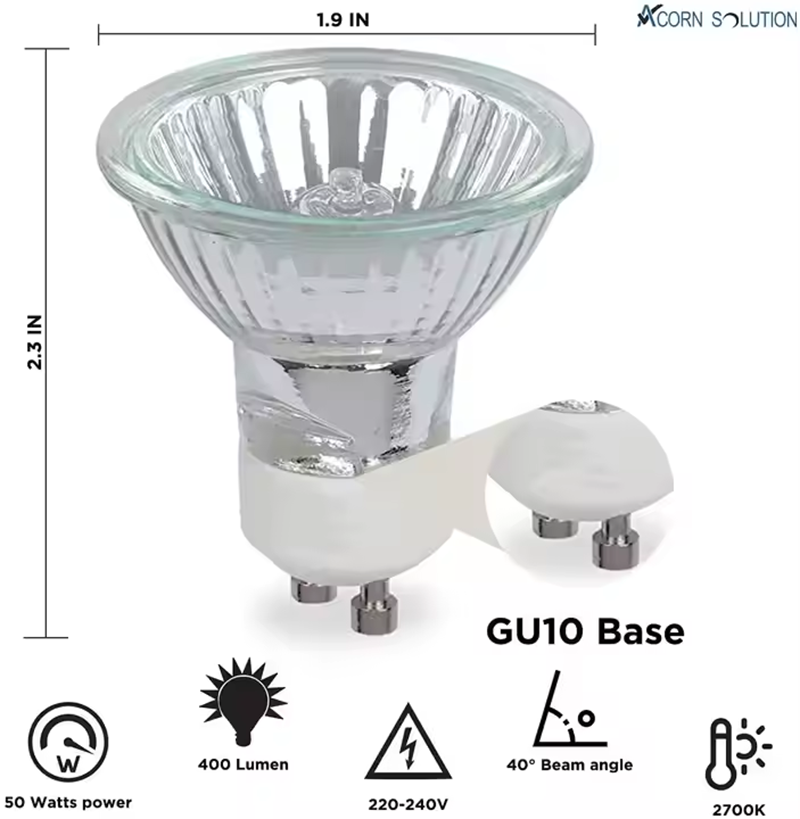 Lampadina alogena Gu10 Base La - Smart Garden Umbrella recensione e prezzo